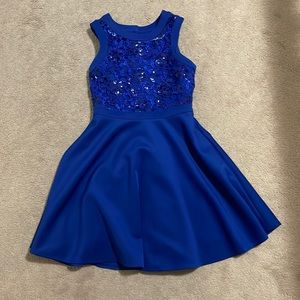Grade 8 Blue Graduation Dress
